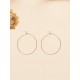 Pendientes criollos Acero inoxidable dorado 316L Hipoalergénicos – Base para tus Capimix de oro vegetal – 2,5 cm – Sloweco