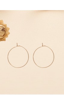 Pendientes criollos Acero inoxidable dorado 316L Hipoalergénicos – Base para tus Capimix de oro vegetal – 2,5 cm – Sloweco