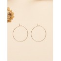 Boucles créoles Acier inoxydable doré 316L Hypoallergéniques – Base pour vos Capimix en or végétal – 2,5 cm – Sloweco