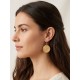 Boucles d'oreilles en or végétal – LIBERTAD – Biobijou Capim dourado 5,5x3 cm – Sloweco