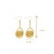 Boucles d'oreilles en or végétal – ENCANTO – Biobijou Capim dourado 5x2 cm – Sloweco
