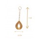 Capimix VITALITÉ – Charm pendentif artisanal – Or végétal Capim doUrado – 7×2,5 cm SLOWECO – 1U