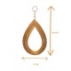 Capimix SERENITE – Charm pendentif artisanal – Or végétal Capim dourado – 10×5 cm SLOWECO – 1U