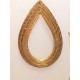 Capimix SERENIDAD - Charms Dije artesanal – Colgante Oro vegetal Capim dorado – 10×5cm SLOWECO – 1U.