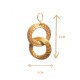 Capimix PASSION – Charm pendentif artisanal – Or végétal Capim doUrado – 5×3 cm SLOWECO – 1U