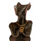 Capimix PASION - Charms Dije artesanal – Colgante Oro vegetal Capim dorado – 5×3cm SLOWECO – 1U.