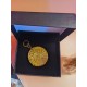 Capimix LIBERTAD - Charms Dije artesanal – Colgante Oro vegetal Capim dorado – 5×3cm SLOWECO – 1U.