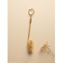 Capimix INSPIRACION- Charms Dije artesanal – Colgante Oro vegetal Capim dorado – 7×1cm SLOWECO – 1U.