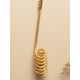 Capimix INSPIRATION – Charm pendentif artisanal – Or végétal Capim dourado – 7×1 cm SLOWECO – 1U