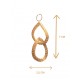 Capimix FORTALEZA  - Charms Dije artesanal – Colgante Oro vegetal Capim dorado – 7×2,5cm SLOWECO – 1U.