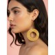 Capimix FELICIDAD - Charms Dije artesanal – Colgante Oro vegetal Capim dorado – 9×6 cm SLOWECO – 1U.