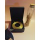 Capimix FELICIDAD - Charms Dije artesanal – Colgante Oro vegetal Capim dorado – 9×6 cm SLOWECO – 1U.