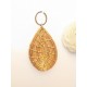 Capimix ESPERANZA - Charms Dije artesanal – Colgante Oro vegetal Capim dorado – 4,5×2,5 cm SLOWECO – 1U.