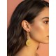 Capimix ESPERANZA - Charms Dije artesanal – Colgante Oro vegetal Capim dorado – 4,5×2,5 cm SLOWECO – 1U.