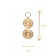 Capimix EQUILIBRE – Charm pendentif artisanal – Or végétal Capim dourado – 5×2 cm SLOWECO – 1U