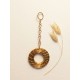 Capimix ENERGIA- Charms Dije artesanal – Colgante Oro vegetal Capim dorado – 7.5×3 cm SLOWECO – 1U.