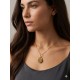 Capimix CHARME – Charm pendentif artisanal – Or végétal Capim dourado – 3×2 cm SLOWECO – 1U