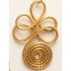 Capimix CREATIVITE – Charm pendentif artisanal – Or végétal Capim dourado – 5×2,5 cm SLOWECO – 1U