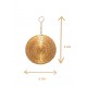 Capimix CONFIANZA - Charms Dije artesanal – Colgante Oro vegetal Capim dorado – 9×6 cm SLOWECO – 1U.