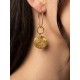 Capimix HARMONIE – Charm pendentif artisanal – Or végétal Capim dourado – 2,5×1,5 cm SLOWECO – 1U