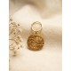Capimix HARMONIE – Charm pendentif artisanal – Or végétal Capim dourado – 2,5×1,5 cm SLOWECO – 1U