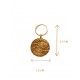 Capimix HARMONIE – Charm pendentif artisanal – Or végétal Capim dourado – 2,5×1,5 cm SLOWECO – 1U