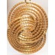 Capimix AMOUR – Charm pendentif artisanal – Or végétal Capim dourado – 4,5×2,5 cm SLOWECO – 1U