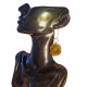 Capimix AMOUR – Charm pendentif artisanal – Or végétal Capim dourado – 4,5×2,5 cm SLOWECO – 1U