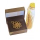 Capimix ALEGRIA - Charms Dije artesanal – Colgante Oro vegetal Capim dorado – 4,5×3,5 cm SLOWECO – 1U.