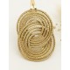 Pendentif en or végétal – PARIS  – Biobijou Capim dourado – Sloweco
