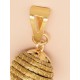 Pendentif en or végétal – NEW YORK  – Biobijou Capim dourado – Sloweco