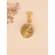 Pendentif en or végétal – NEW YORK  – Biobijou Capim dourado – Sloweco