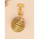 Pendentif en or végétal – NEW YORK  – Biobijou Capim dourado – Sloweco