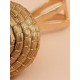 Pendentif en or végétal – NEW YORK  – Biobijou Capim dourado – Sloweco