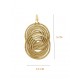 Pendentif en or végétal – PARIS  – Biobijou Capim dourado – Sloweco