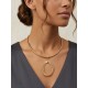 Collier en or végétal – NIL – Biobijou Capim dourado - Vendu sans pendentif  – Diametre 15 cm - Sloweco
