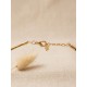 Collier en or végétal – NIL – Biobijou Capim dourado - Vendu sans pendentif  – Diametre 15 cm - Sloweco
