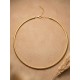 Collier en or végétal – NIL – Biobijou Capim dourado - Vendu sans pendentif  – Diametre 15 cm - Sloweco