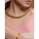 Collier en or végétal – RAKAIA – Biobijou Capim dourado – Sloweco