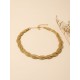 Collier en or végétal – RAKAIA – Biobijou Capim dourado – Sloweco