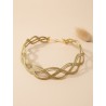 Collier en or végétal – WAIMAKARIRI – Biobijou Capim dourado – Diamètre 13 cm - Sloweco