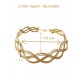 Collar oro vegetal – WAIMAKARIRI – Biojoya Capim dourado – Sloweco