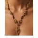 Collier or végétal – FLORENCE – Biobijou Capim dourado – Sloweco