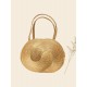 Bolso de mano Capim dourado – PARIS - Largo 25 x Alto 19 – Sloweco