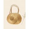 Bolso de mano Capim dourado – PARIS - Largo 25 x Alto 19 – Sloweco