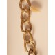 Collar oro vegetal –  FORTALEZA - Biojoya Capim dourado – 34x17 cm - Sloweco