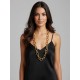 Collar oro vegetal –  FORTALEZA - Biojoya Capim dourado – 34x17 cm - Sloweco