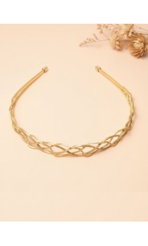 Diadema Capim dourado – YUCATAN - Oro vegetal – Diámetro 18 cm - Sloweco