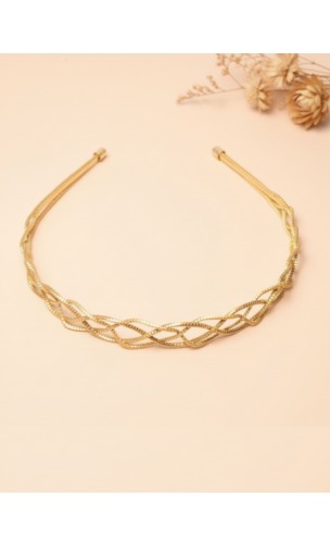 Diadema Capim dourado – YUCATAN - Oro vegetal – Diámetro 18 cm - Sloweco