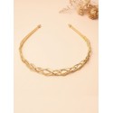 Diadema Capim dourado – YUCATAN - Oro vegetal – Diámetro 18 cm - Sloweco